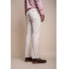 Mario - Men's Smart Summer Cream Trousers