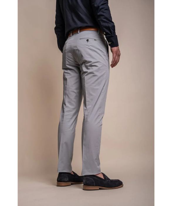 Mario - Men's Summer Light Blue Trousers