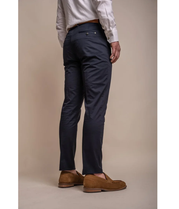 Mario - Men's Classic Summer Navy Trousers