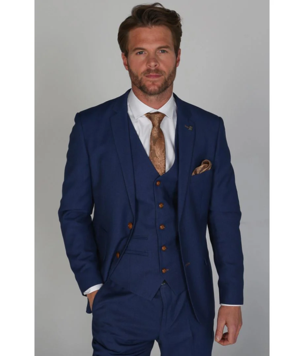 Mayfair- Men's Plain Blue Blazer