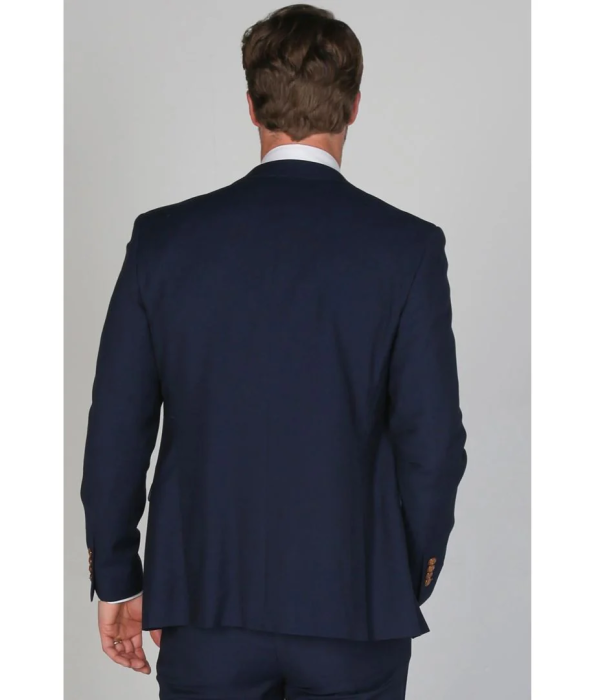 Mayfair- Men's Plain Navy Blazer