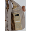 Mayfair - Men's Beige Birdseye Tailored Fit Blazer