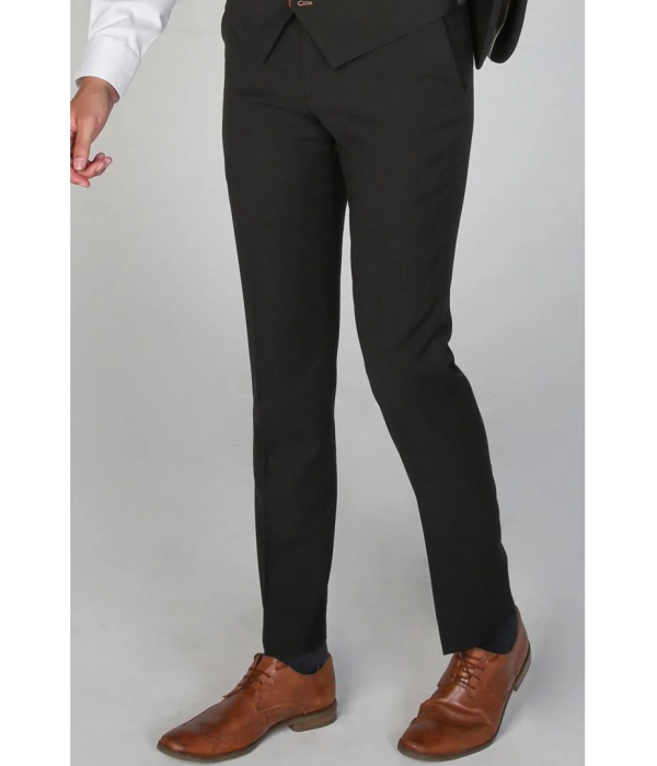 Mayfair- Men's Plain Black Trouser