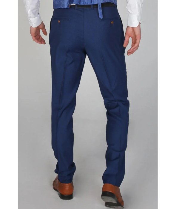 Mayfair- Men's Plain Blue Trouser