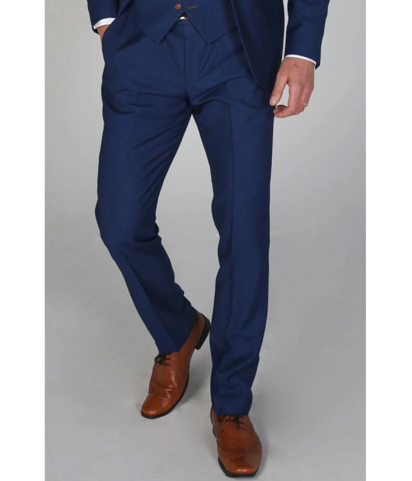 Mayfair- Men's Plain Blue Trouser