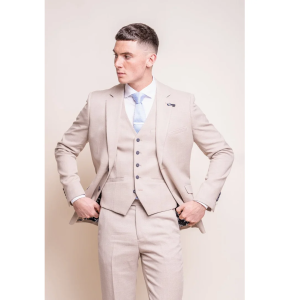 Miami – Men’s Beige Wedding Blazer