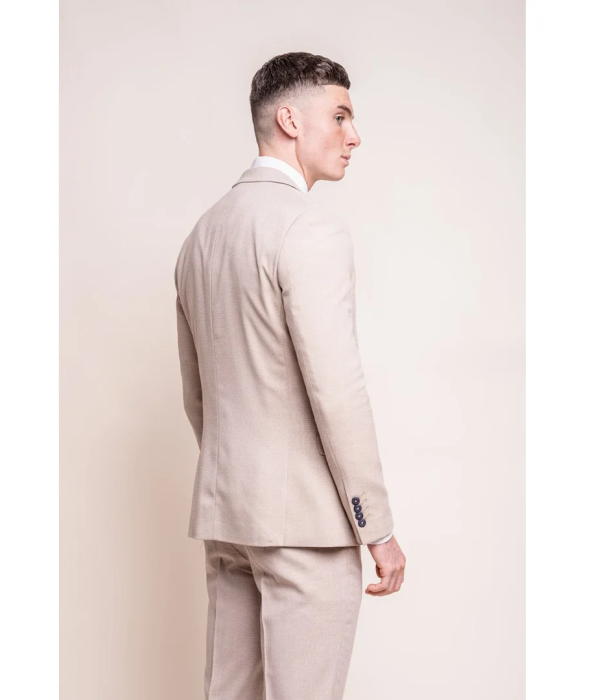 Miami - Men's Beige Wedding Blazer