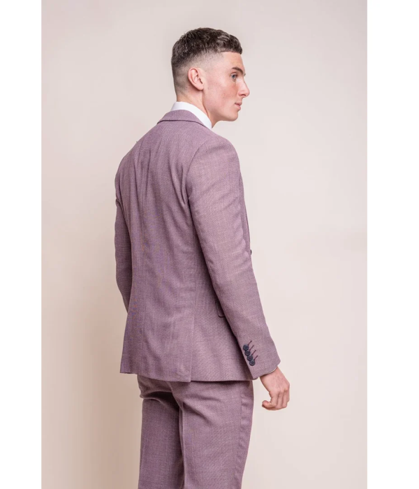 Miami - Men's Pink Slim Fit Summer Blazer