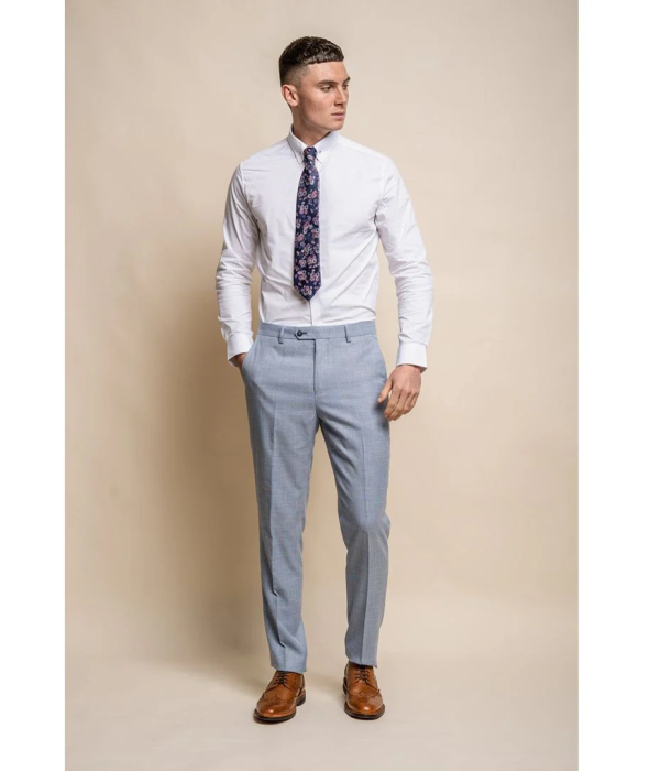 Miami - Men's Summer Light Blue Trousers