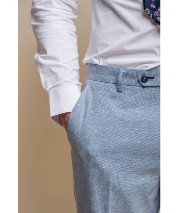 Miami - Men's Summer Light Blue Trousers