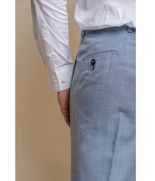 Miami - Men's Summer Light Blue Trousers