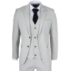 Miller - Men's Grey Checked Plaid Tailored Fit Blazer