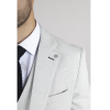 Miller - Men's Grey Checked Plaid Tailored Fit Blazer