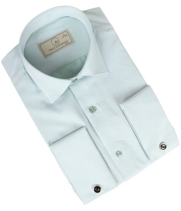 Men's Green Double Cuff Oxford Shirt