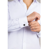 Men's White Double Cuff Oxford Shirt