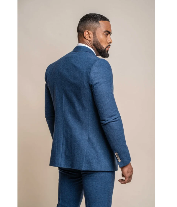 Orson - Men's Blue Tweed Classic Blazer