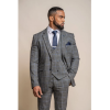 Power - Men's Grey Check Slim Fit Blazer