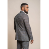 Power - Men's Grey Check Slim Fit Blazer