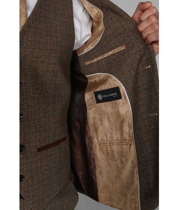 Ralph - Men's Tweed Brown Blazer