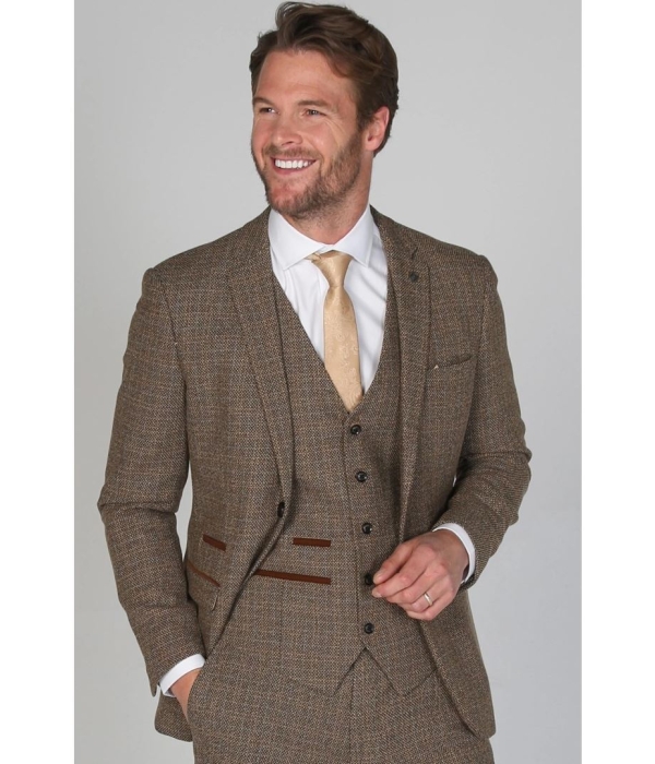 Ralph - Men's Tweed Brown Blazer