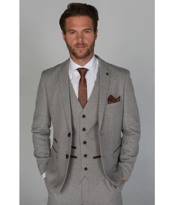 Ralph - Men's Cream Tweed Blazer