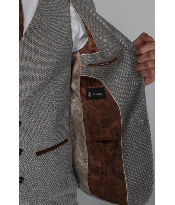 Ralph - Men's Cream Tweed Blazer