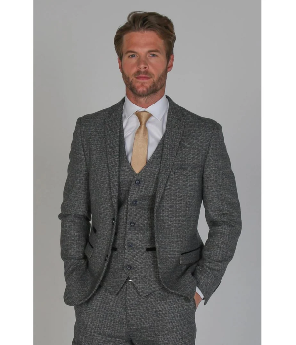 Ralph - Men's Navy Tweed Blazer