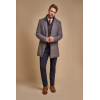 Sanford - Men's Grey Wool Blend Overcoat