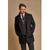 Sanford - Men's Forest Green Wool Blend Overcoat