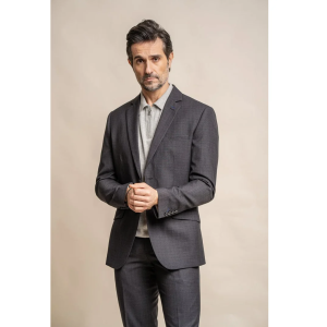 Seeba – Men’s Classic Charcoal Blazer