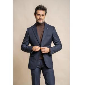 Seeba – Men’s Classic Navy Blue Blazer