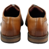 Mens Laced Real Leather Derby Shoes Smart Formal Classic Tan Brown
