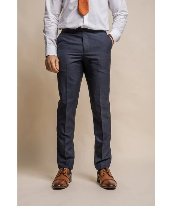 Seeba - Men's Classic Navy Blue Trousers