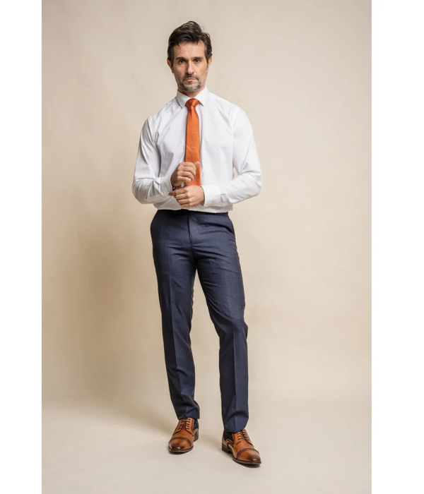 Seeba - Men's Classic Navy Blue Trousers