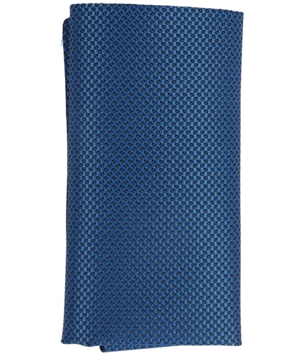 Men's Tie Pocket Sqaure Set Formal Solid Necktie - Blue