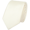 Men's Tie Pocket Sqaure Set Formal Solid Necktie - Ivory