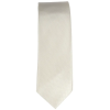 Men's Tie Pocket Sqaure Set Formal Solid Necktie - Ivory