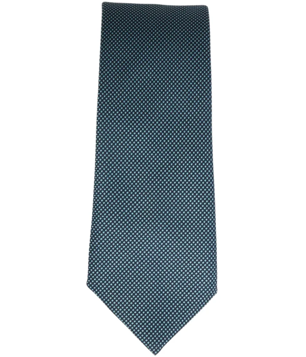 Men's Tie Pocket Sqaure Set Formal Solid Necktie - Turquoise