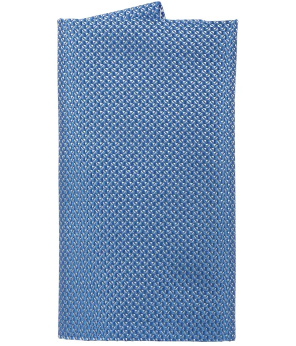 Men's Tie Pocket Sqaure Set Formal Solid Necktie - Sky Blue