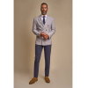 Tokyo - Men's Grey Double Breasted Blazer