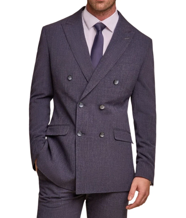 Tokyo - Men's Navy Blue Double Breasted Blazer