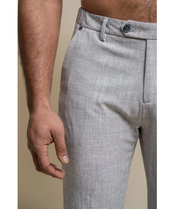 Tokyo - Men's Grey Trousers