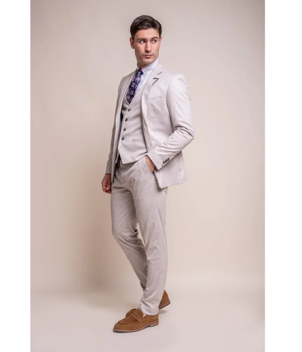 Valencia - Men's Classic Cream Blazer