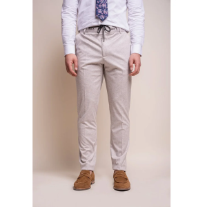 Valencia – Men’s Classic Cream Trousers