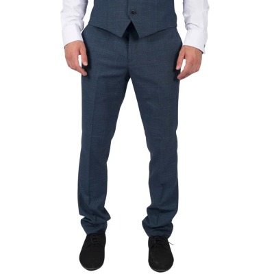 Viceroy - Men's Blue Check Trousers