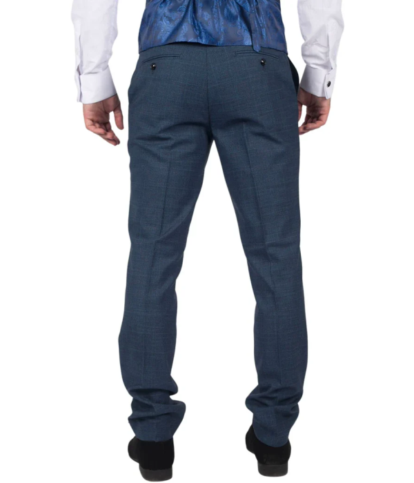 Viceroy - Men's Blue Check Trousers