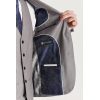Edward - Men's Grey 3 Piece Stitch Lapel Classic Suit