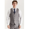 Edward - Men's Grey 3 Piece Stitch Lapel Classic Suit