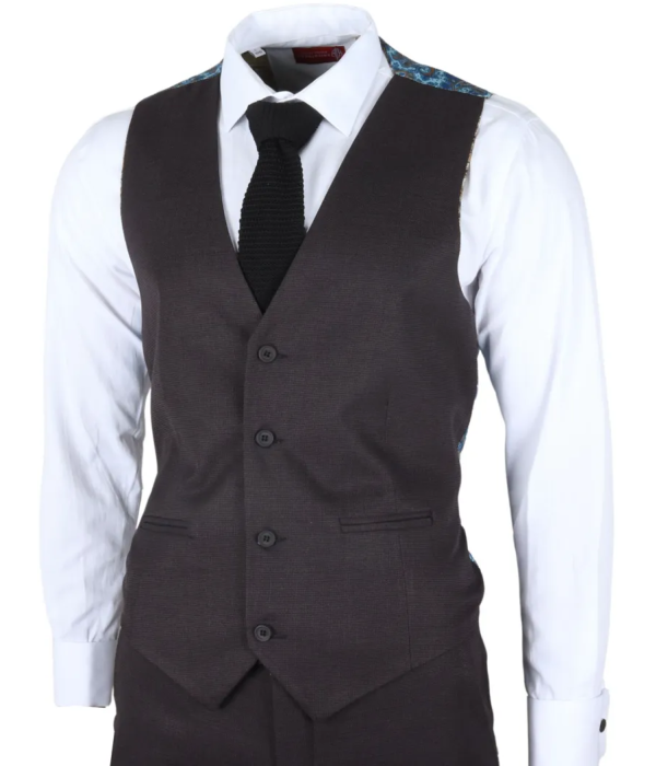 IM06 - Men's 3 Piece Charcoal Grey Classic Suit