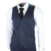 IM07 - Men's 3 Piece Navy Blue Classic Suit